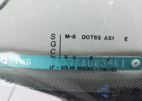 1995 Honda Accord Lx/Ex z USA, uszkodzony, nr VIN 1HGCD5637SA043961